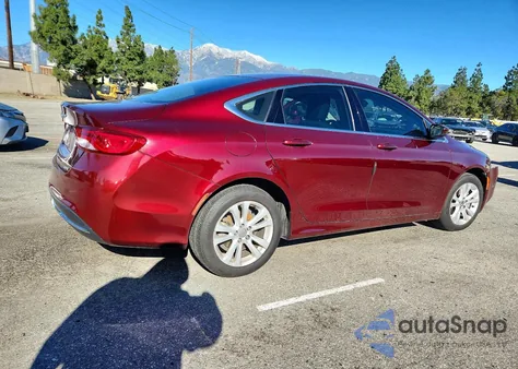 2016 Chrysler 200 Limited z USA, uszkodzony, nr VIN 1C3CCCAB8GN181775